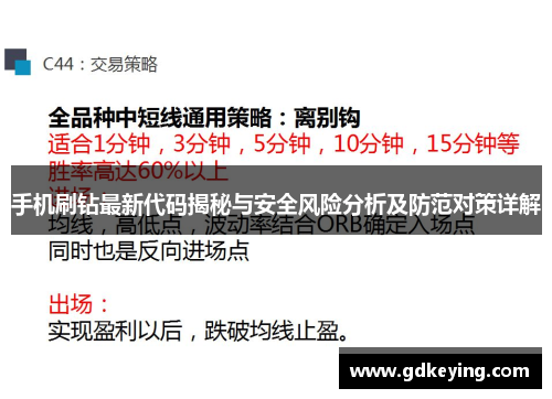 手机刷钻最新代码揭秘与安全风险分析及防范对策详解